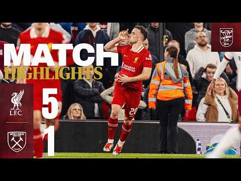 Jota, Salah & Gakpo score in FIVE goal win! | Liverpool 5-1 West Ham | Carabao Cup Highlights