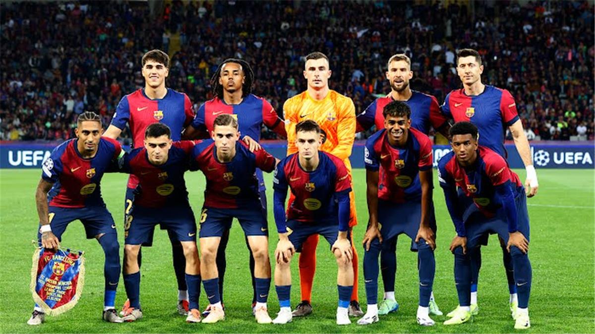 تشكيل برشلونة أمام بريست في دوري أبطال أوروبا.. ليفاندوفسكي يقود الهجوم