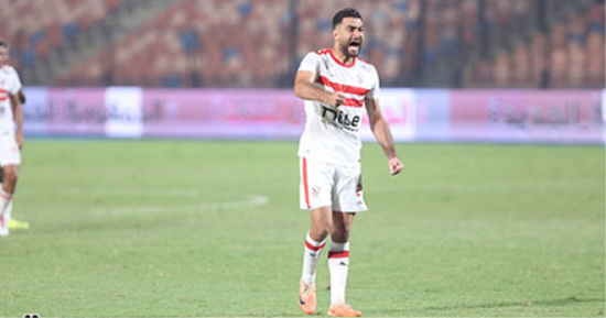 حمزة المثلوثى ينتظم فى تدريبات الزمالك استعدادًا للمصرى