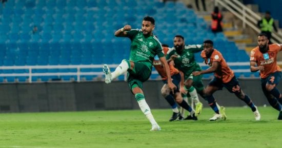 الفيحاء ضد الأهلي.. محرز يتفوق للراقي فى الشوط الأول بالدوري السعودي