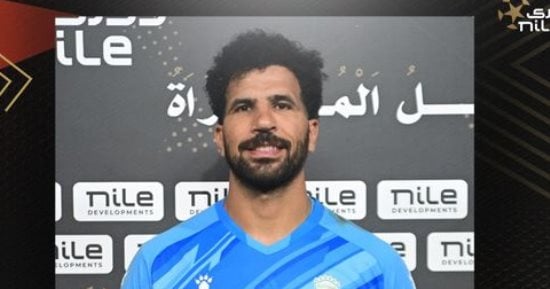 إصابة المهدى سليمان بالساق واستبداله فى مباراة الاتحاد والطلائع