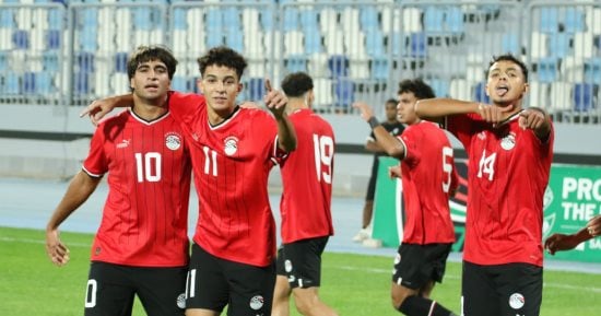 زعلوك وبيبو يقودان هجوم منتخب مصر للشباب أمام تونس