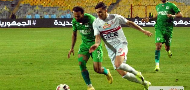 الزمالك يفرط في التقدم أمام المصري البورسعيدي بالشوط الأول