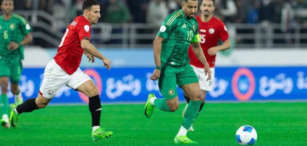 شاهد.. مصعب الجوير يسجل هدف التعادل لـ السعودية ضد اليمن في خليجي 26 (فيديو)