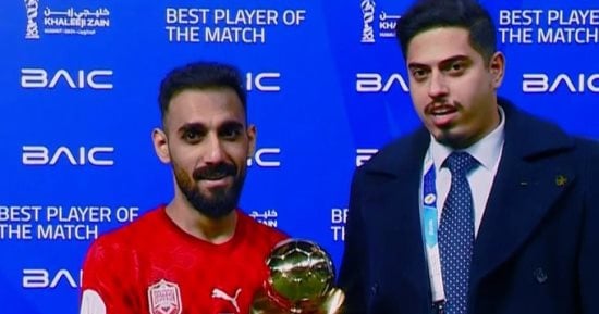 البحرين ضد العراق.. على جعفر مدن أفضل لاعب في مواجهة خليجي 26