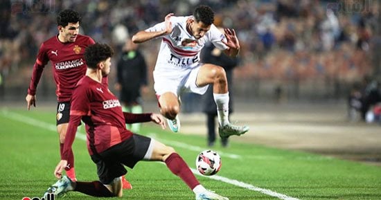 الزمالك يبحث عن الهدف الثانى وسيراميكا يحافظ على التعادل 1-1 بعد 75 دقيقة