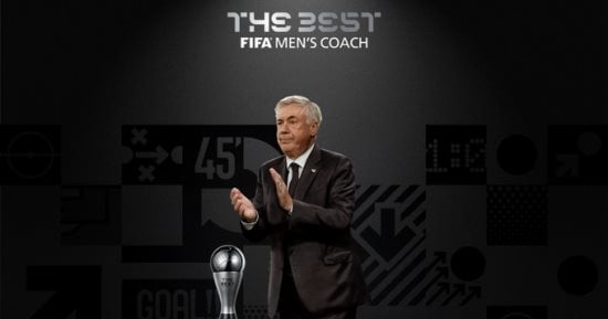 ذا بيست.. كارلو أنشيلوتى مدرب ريال مدريد يتوج بجائزة الأفضل فى العالم 2024