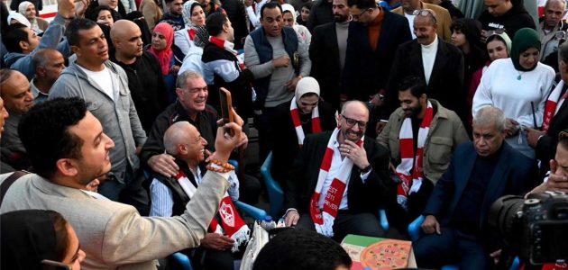 صور | مجلس الزمالك يخوض جولات تفقدية في اجتماع الجمعية العمومية للنادي