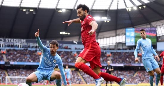 محمد صلاح فى مواجهة مصيرية مع ليفربول ضد مان سيتي الليلة